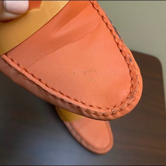 Cole Haan Orange Women’s Moccasins sz 9AA - Picture 6 of 9